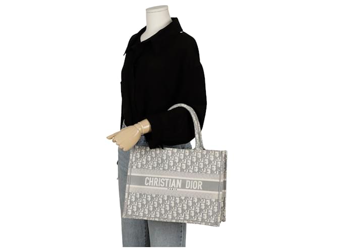 Dior Medium Book Tote Tasche Braun - Ansicht 9