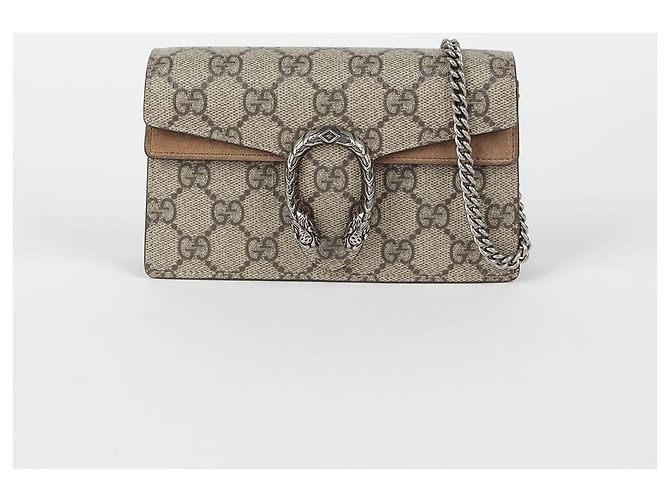 Gucci Borsa a tracolla incrociata super mini Dionysus con catena Bianco - vista 2