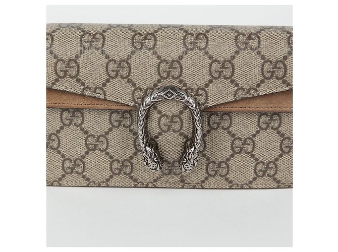 Gucci Borsa a tracolla incrociata super mini Dionysus con catena Bianco - vista 3
