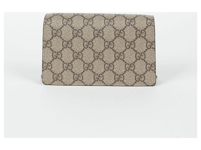 Gucci Borsa a tracolla incrociata super mini Dionysus con catena Bianco - vista 4