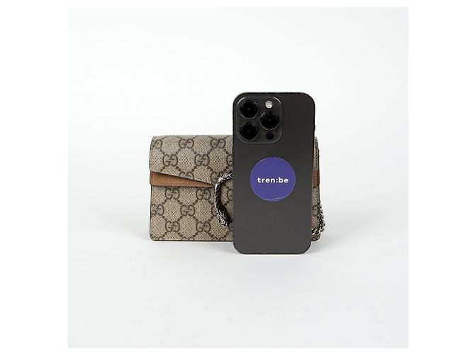Gucci Borsa a tracolla incrociata super mini Dionysus con catena Bianco - vista 7