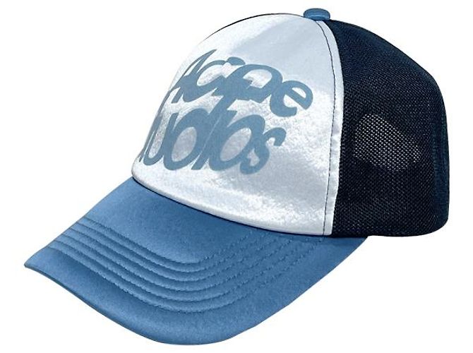 Acne Baseballkappe mit Logo-Print Multi Blau - Ansicht 10
