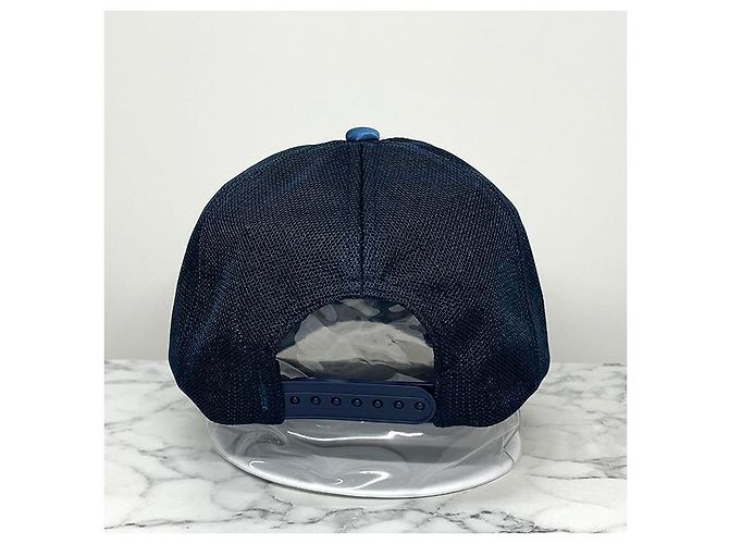 Acne Baseballkappe mit Logo-Print Multi Blau - Ansicht 13
