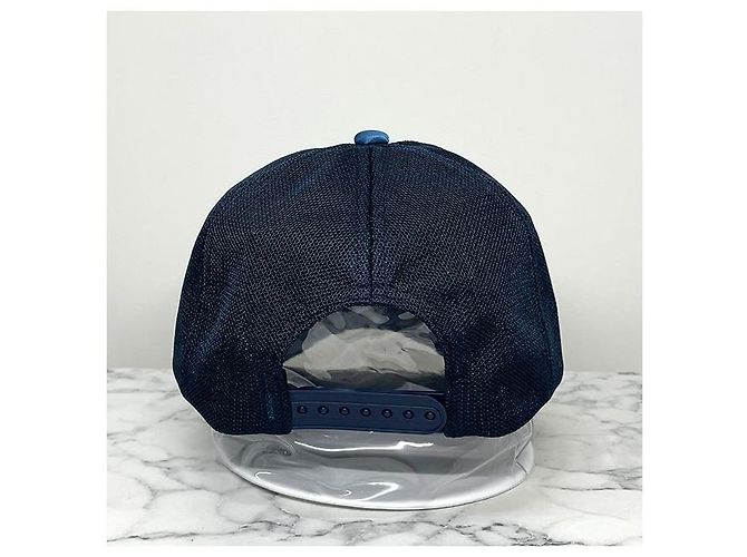 Acne Baseballkappe mit Logo-Print Multi Blau - Ansicht 4
