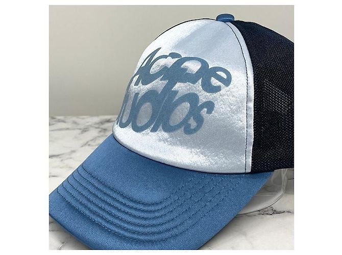 Acne Baseballkappe mit Logo-Print Multi Blau - Ansicht 6