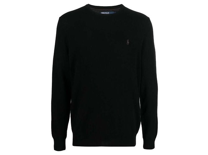 Ralph Lauren Malha de lã bordada com logo de pônei - vista 6
