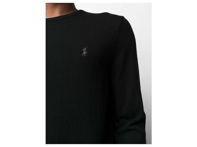 Ralph Lauren Malha de lã bordada com logo de pônei - vista 8