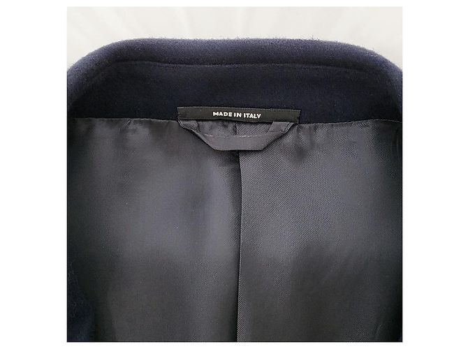Hermès Giacca in pelle liscia di lana per uomo Stadium Nero - vista 9