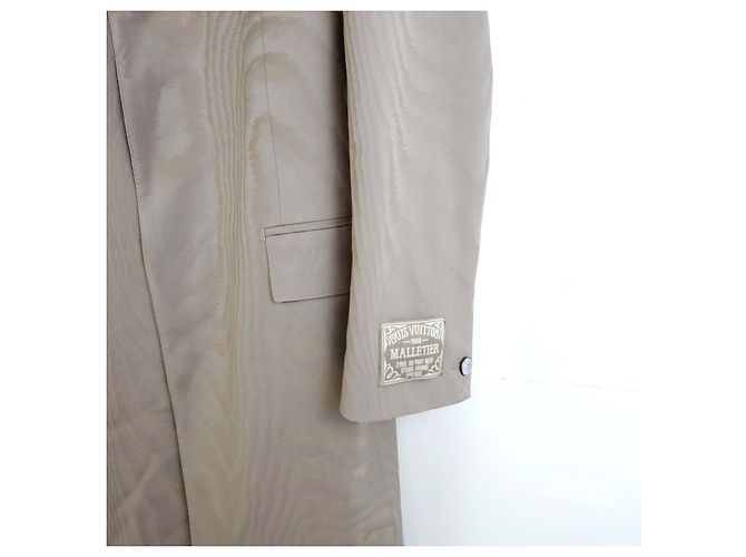 Louis Vuitton Cappotto in jacquard non foderato Bianco - vista 3