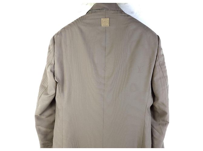 Louis Vuitton Cappotto in jacquard non foderato Bianco - vista 5