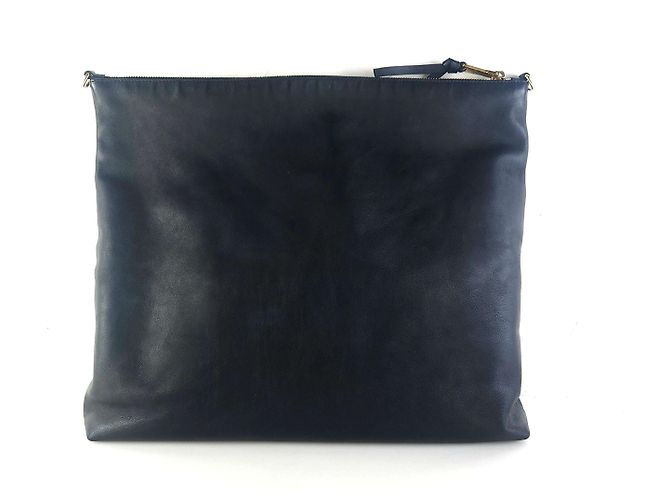 Miu Miu Borsa a spalla con catena e logo in rilievo Nero - vista 3