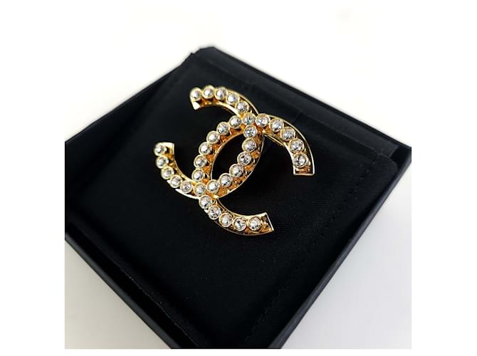Chanel Spilla CC con cristalli Multicolore - vista 2