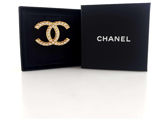 Chanel Spilla CC con cristalli Multicolore - vista 5