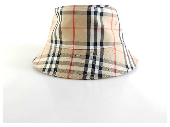 Burberry Gorra Bucket Check Multicolor - vista 3