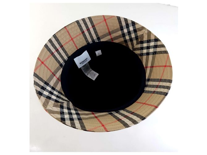 Burberry Gorra Bucket Check Multicolor - vista 4