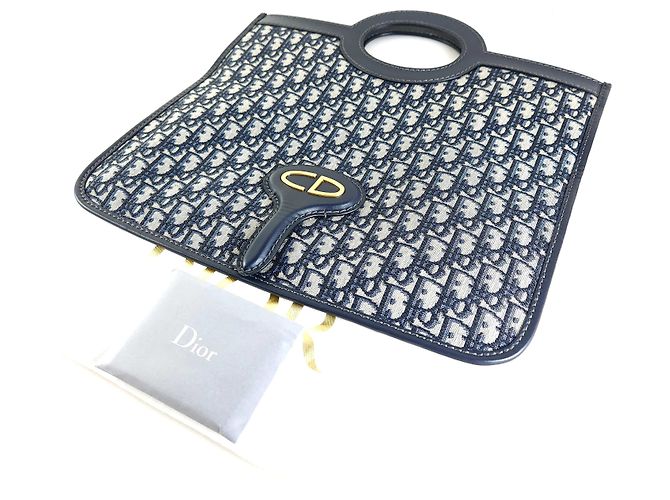 Dior Schräg gefaltete Clutch-Tote-Tasche - Ansicht 7