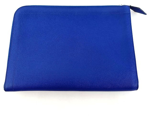 Hermès Tablet Clutch Bag Blau - Ansicht 3