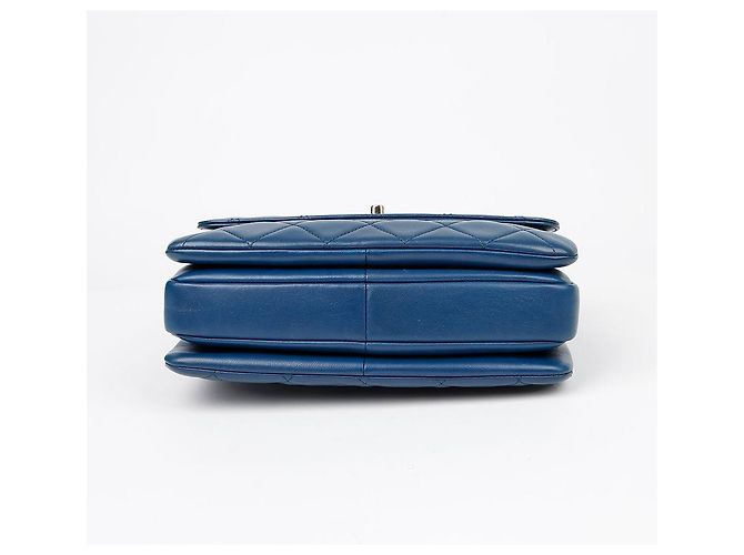 Trendy CC Chanel Borsa a spalla piccola CC alla moda con manico superiore Blu - vista 9