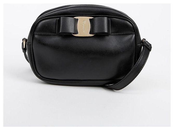 Salvatore Ferragamo Borsa a tracolla con fiocco sulla spalla - vista 2