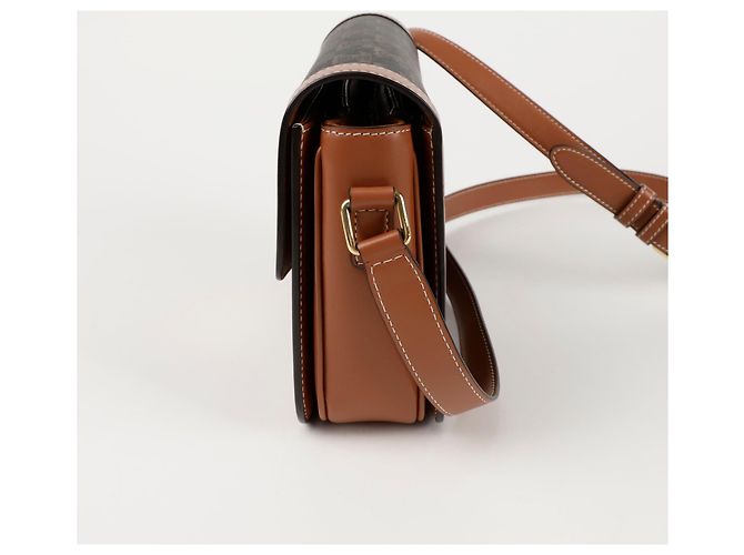 Céline Borsa a Spalla Triopé Media Classica Marrone - vista 3