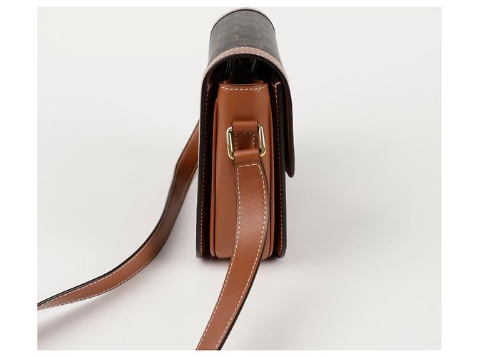 Céline Borsa a Spalla Triopé Media Classica Marrone - vista 5