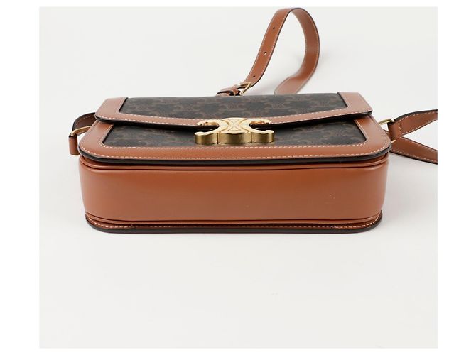 Céline Borsa a Spalla Triopé Media Classica Marrone - vista 6