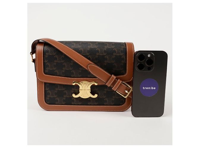 Céline Borsa a Spalla Triopé Media Classica Marrone - vista 7