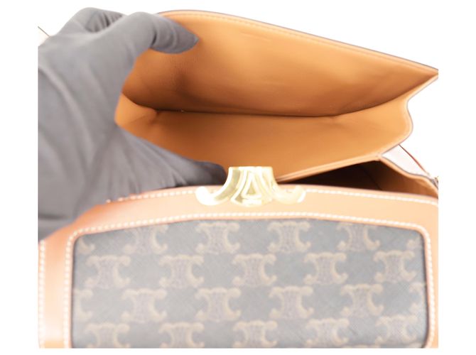 Céline Borsa a Spalla Triopé Media Classica Marrone - vista 9