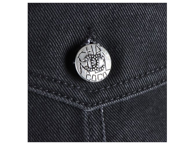 Chanel Jeansjacke Blau - Ansicht 4