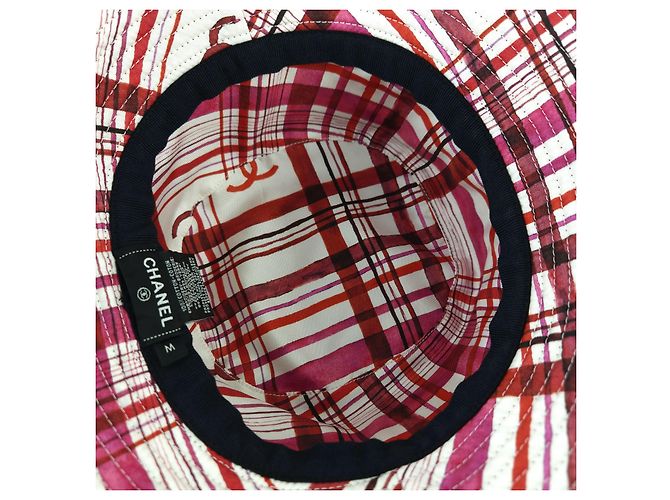 Chanel cc CC Beads Bucket Hat Pink - view 4