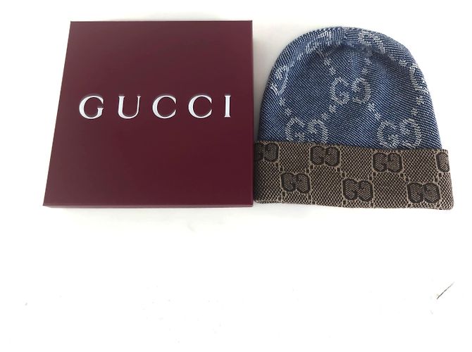 Gucci Gorro de lã GG reversível - vista 4