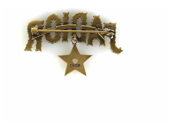 Dior Spilla con Logo in Cristallo Multicolore - vista 3