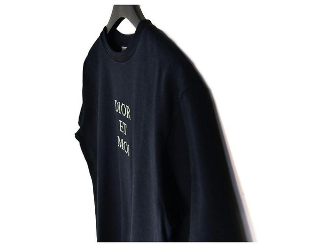 Dior T-Shirt mit Logo in Kurzarm Schwarz - Ansicht 2