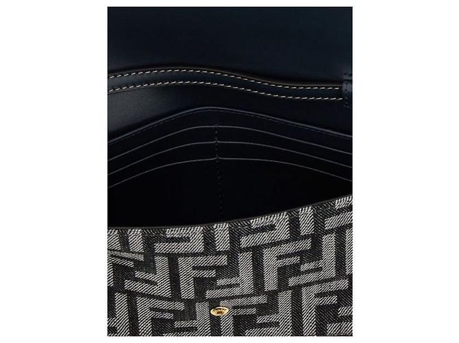 Fendi Wallet On Chain Stoff FF-Effekt Blau - Ansicht 6