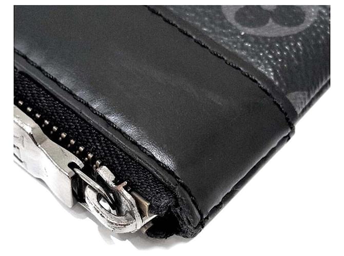 Louis Vuitton Pochette Eclipse Clutch Nero - vista 3