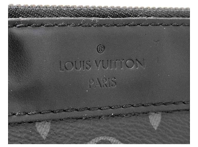 Louis Vuitton Pochette Eclipse Clutch Nero - vista 5