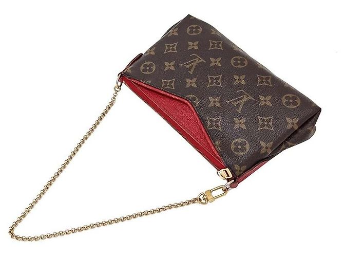 Louis Vuitton Borsa a tracolla Pallas Clutch Nero - vista 4