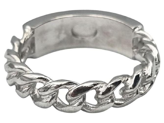 Chanel Anello Cubic con Logo Argento - vista 2