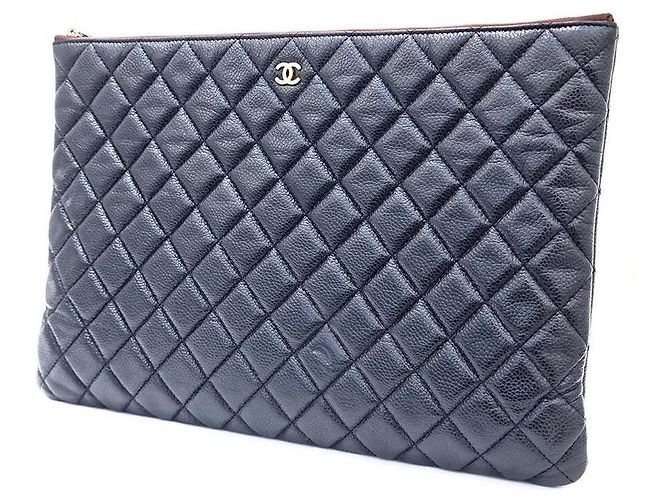 Chanel Clutch Caviar Large Multicolore - vista 2