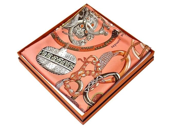 Hermès Pañuelo de seda Roja - vista 6
