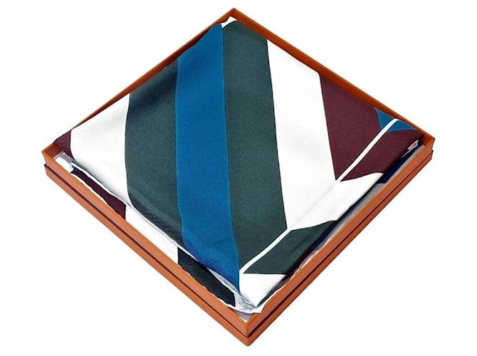 Hermès Pañuelo de seda Azul - vista 5