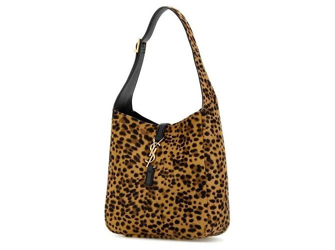 Saint Laurent Piccola borsa in pelle di pelo di pony Multicolore - vista 5