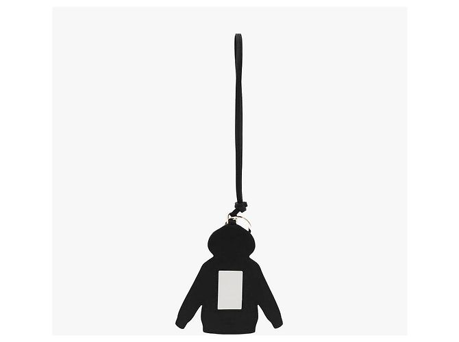 Miu Miu Portachiavi in pelle Hoodie Trick per donne Argento - vista 5