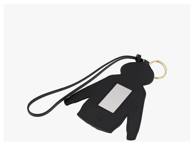 Miu Miu Portachiavi in pelle Hoodie Trick per donne Argento - vista 7