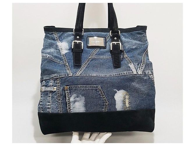 Dolce & Gabbana Borsa grande a spalla in denim Multicolore - vista 2