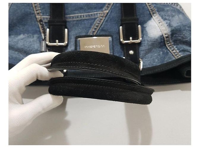 Dolce & Gabbana Borsa grande a spalla in denim Multicolore - vista 6