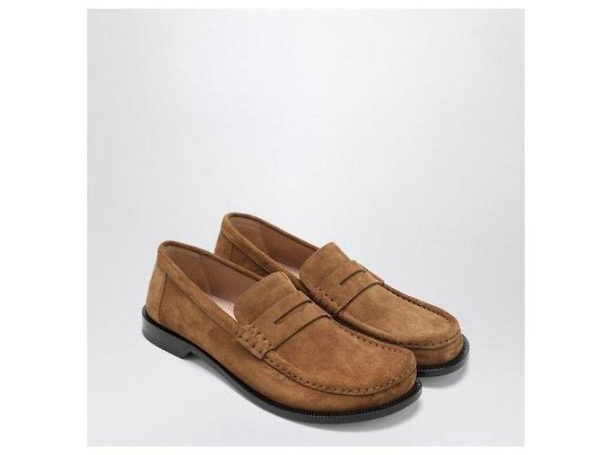 Loewe Mocassino Campo in Pelle Scamosciata di Vitello - vista 4