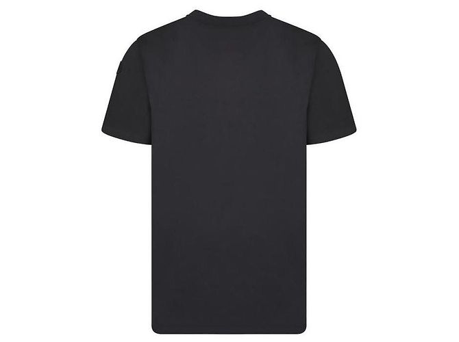 Moncler Logo Printed Short Sleeve T-Shirt Black - view 5