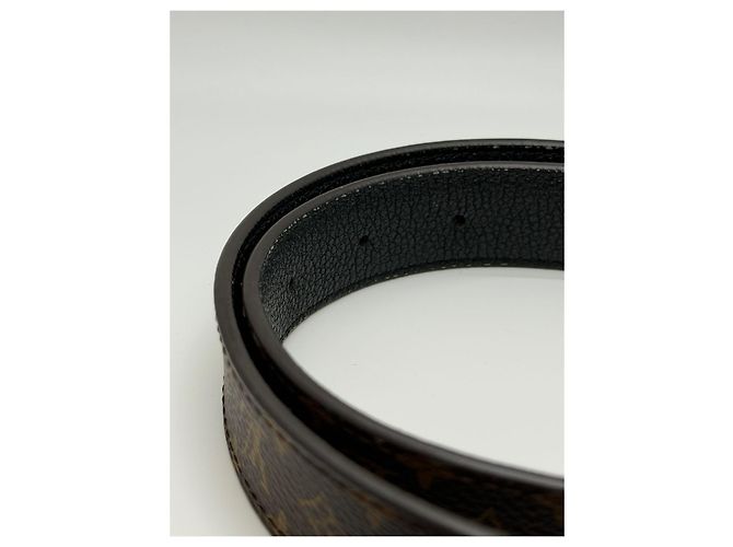 Louis Vuitton Monogram Reversible Belt Black - view 8