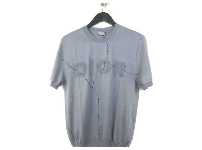Dior Logo Short Sleeve Knit White - view 2
